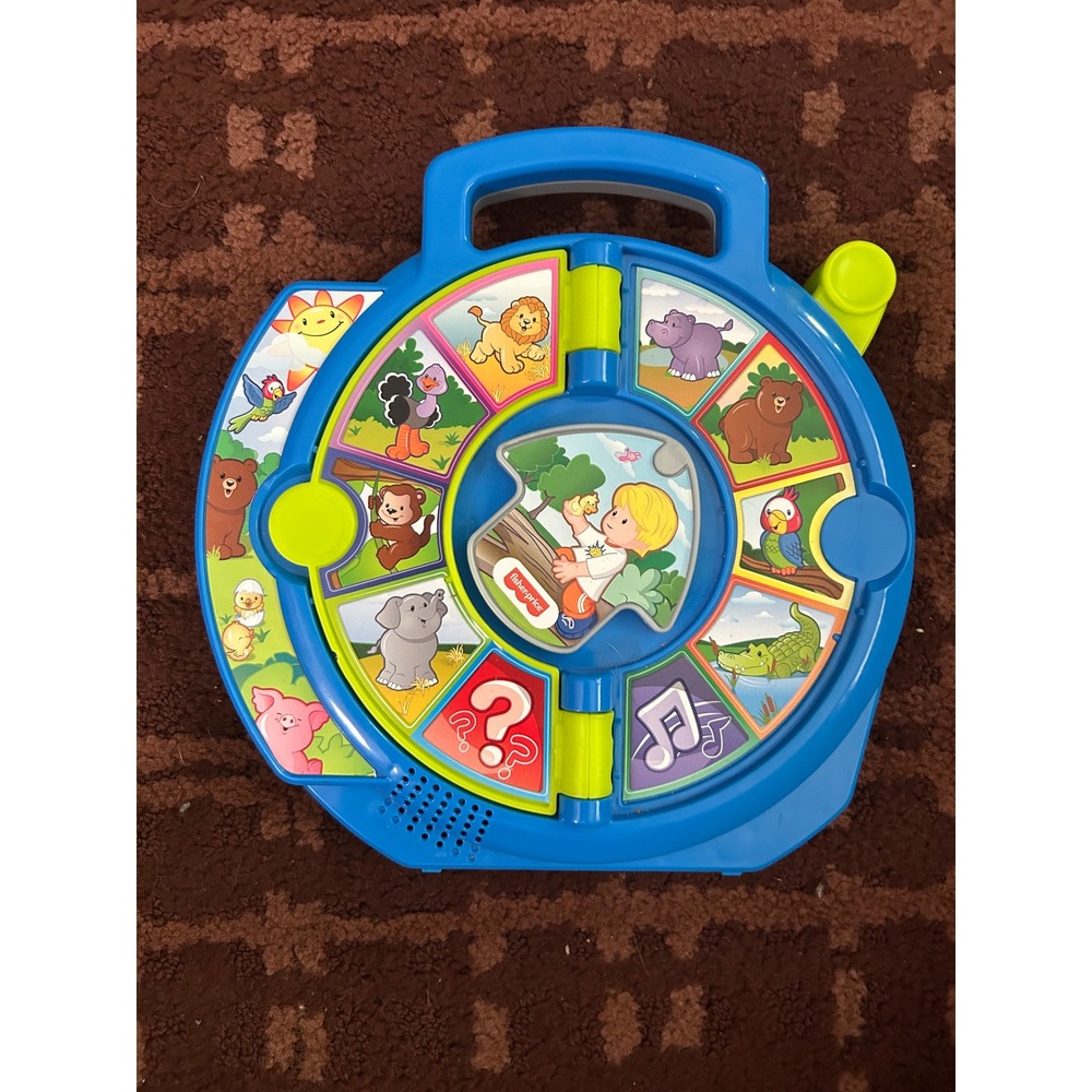 Fisher-Price Little People See n Say The Farmer Says Animal Sounds Toy Blue